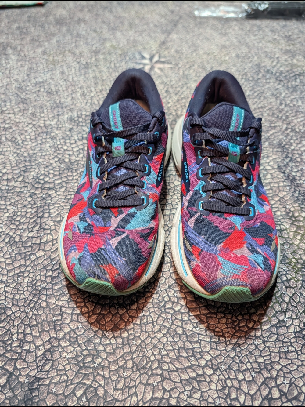 Brooks Running Shoes - Multicolor Camouflage Print Ghost 15